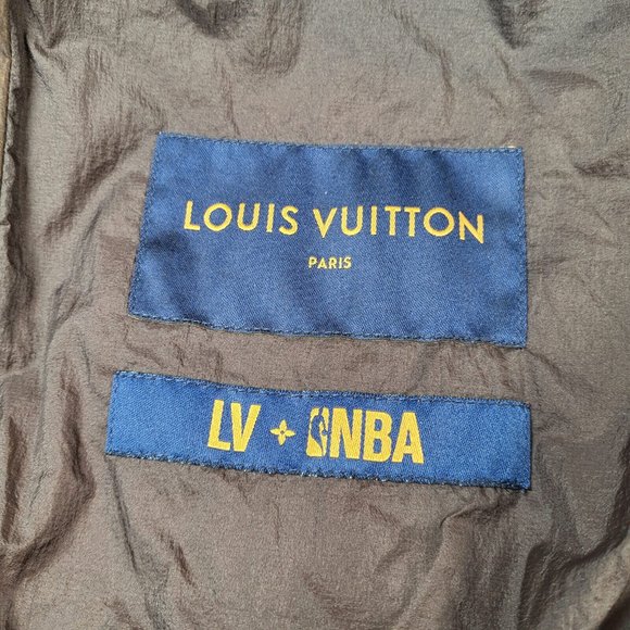 Louis Vuitton Men's Brown NBA Letters Hooded Blouson Jacket - Picture 7 of 16